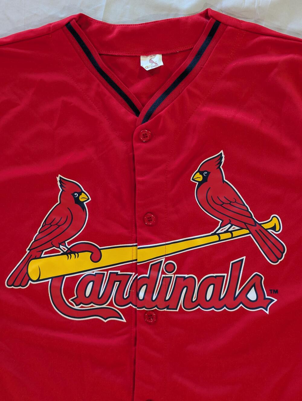 St. Louis Cardinals Jersey Mens LG Red MLB Baseball Matt Carpenter 13 Cardinals